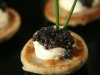 Buckwheat Bilinis with Sour Cream and Sustainable Lumpfish Caviar 